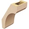 Ekena Millwork 5-inch W x 8-inch D x 12-inch H Legacy Rough Cedar Woodgrain TimberThane Knee Brace, Primed BRCUR05X08X12LECRCPR - alternate 4
